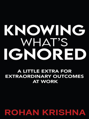 cover image of Knowing What's Ignored